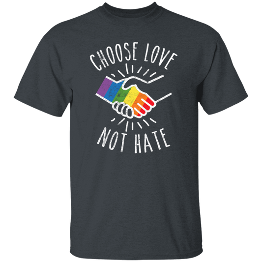 Choose Love Not Hate, Pride's Day Gifts, Lgbt Peace Unisex T-Shirt