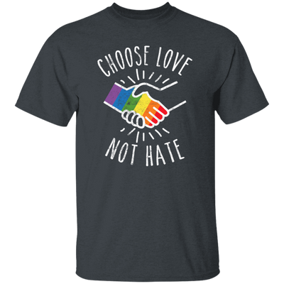 Choose Love Not Hate, Pride's Day Gifts, Lgbt Peace Unisex T-Shirt