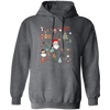 Love Noel, Funny Santa, Merry Christmas, Santa Claus Pullover Hoodie