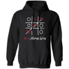 Love Always Wins, Love Gomoku, Valentine Gomoku, Valentine Game Pullover Hoodie