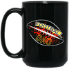 Football Dad, Birthday Day Gift, Love Football, Love Baseball, Best Gift Black Mug