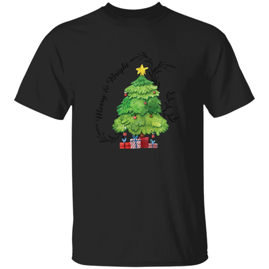 Merry And Bright, Christmas Tree, Love Christmas Unisex T-Shirt