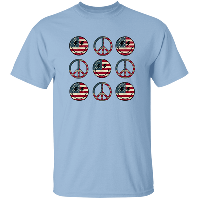 Peace American, Smiley Emotion, Smile America, Peace Smile Unisex T-Shirt