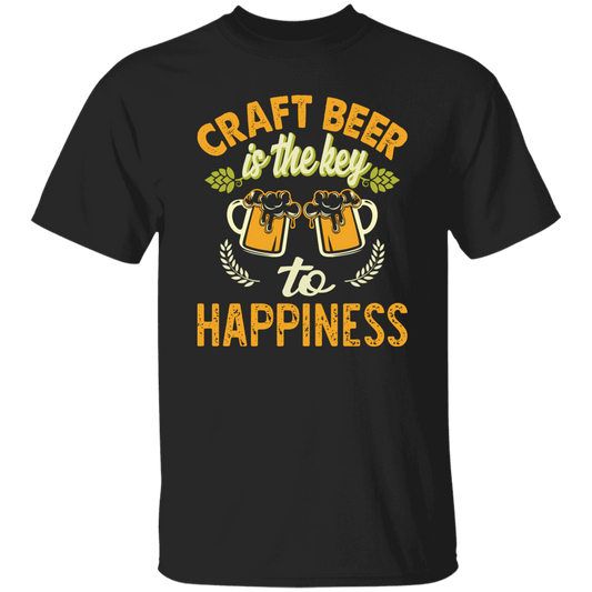 Craft Beer Is The Key To Happiness, Craft Beer, Happiness Unisex T-Shirt