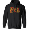 Grateful, Thankful, Blessed, Thanksgiving, Fall Season Pullover Hoodie