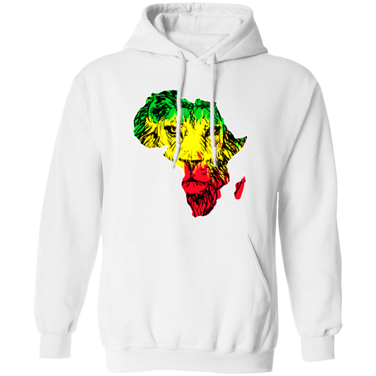 Africa Love Gift, Lion In Africa Map, Black History Gift, My Love Matter Pullover Hoodie