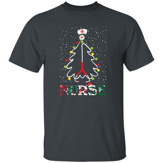 Nurse Christmas, Xmas Tree, Christmas Gift For Nurse Unisex T-Shirt