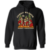 Family Wamth, Merry Christmas, Skeleton Santa Family Pullover Hoodie