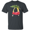 Baby Car Watercolor, Car Bring Xmas Tree, Cute Xmas Car, Merry Christmas, Trendy Chrismas Unisex T-Shirt