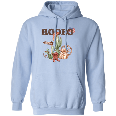 Rodeo Gift, Cowboy Gift, Live In Desert, American Cowboy Pullover Hoodie