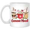 Current Mood, Christmas Coffee, Christmas Drink Cup, Merry Christmas, Trendy Christmas White Mug