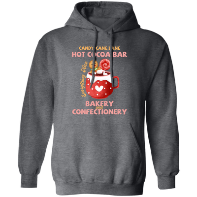 Candy Cane Lane Hot Cocoa Bar, Bakery And Confectionery, Merry Christmas, Trendy Christmas Pullover Hoodie