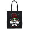 The Mommy Gnome Present For Family, Xmas Cute Gnome Lover Canvas Tote Bag