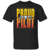 Drone Pilot, Flight Multicopter, Proud Of Pilot, Retro Airplane Love Gift Unisex T-Shirt