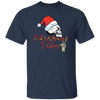 Christmas Vibes, Skull In Christmas, Skull Wear Christmas Hat, Merry Christmas, Trendy Christmas Unisex T-Shirt