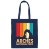 Arches National Park, Retro Arches, Arches Silhouette Canvas Tote Bag