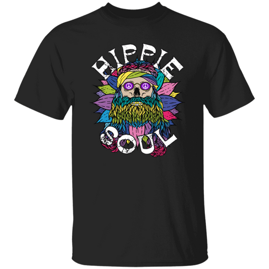 Hippie Soul, Cool Soul, Cool Skull, Hippie Style Unisex T-Shirt