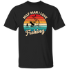 Milf Man I Love Fishing, Retro Fishing, Fishing Silhouette Unisex T-Shirt