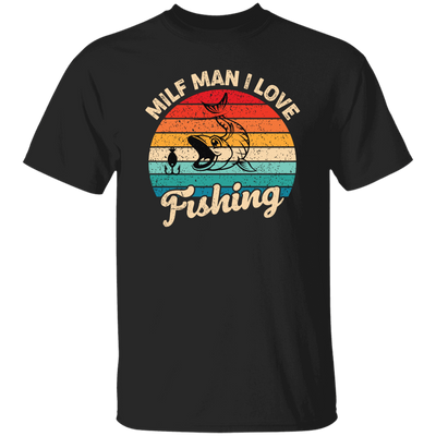 Milf Man I Love Fishing, Retro Fishing, Fishing Silhouette Unisex T-Shirt