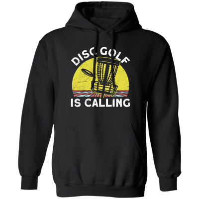 Love This Golf, Disc Golf Is Calling, Retro Golf Player Gift Pullover Hoodie