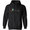 Drummer, Drumsticks, Drumming, Heartbeat Rock Lover, Rocker Vintage Gift Pullover Hoodie