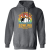 I Like Bowling, Maybe 3 People Funny, All I Care About Is Bowling, Retro Bowling Pullover Hoodie