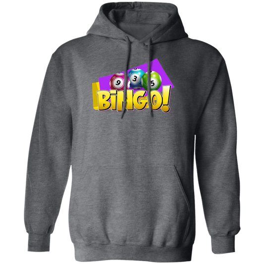 Bingo Balls, Love Bingo, Funny Bingo Game, Funny Game Pullover Hoodie