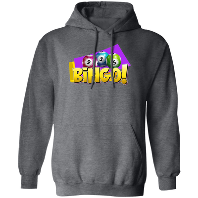 Bingo Balls, Love Bingo, Funny Bingo Game, Funny Game Pullover Hoodie