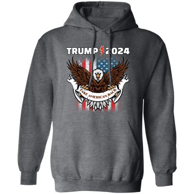 Trump 2024, Take American Back, Pro Trump, Trump Fan Pullover Hoodie