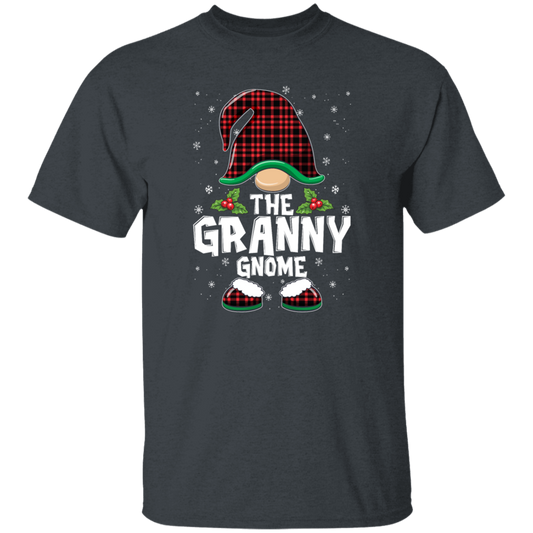 The Granny Gnome Present For Family, Xmas Cute Gnome Lover Unisex T-Shirt