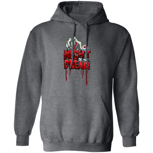 Night Of The Dread, Death Hand, Dead Eye, Horror Nights Pullover Hoodie