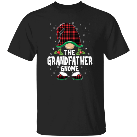 The Grandfather Gnome Present For Family, Xmas Cute Gnome Lover Unisex T-Shirt