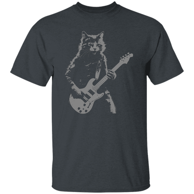 Cat Artist, Cat Guitarist, Love Music, Love Guitar, Music Lover Unisex T-Shirt