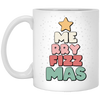 Merry Fizz Mas, Merry Christmas Tree, Cute Fizz Mas, Love Arbonne, Merry Christmas, Trendy Christmas White Mug