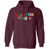 Christmas Vibes, Retro Christmas, Merry Christmas, Trendy Christmas Pullover Hoodie