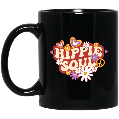 Hippie Soul, Groovy Soul, Groovy Style, Groovy Hippie Black Mug