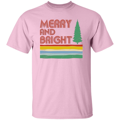 Merry And Bright, Retro Christmas, Love Christmas, Merry Christmas, Trendy Christmas Unisex T-Shirt