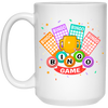 Bingo Trophy, Get The Trophy, Win The Game, Bingo White Mug