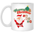 Merry Christmas, Ho Ho Ho, Love Christmas White Mug