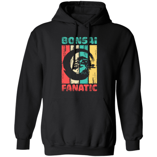 Bonsai Fanatic Retro, Vintage Bonsai, Bonsai Lover, Best Bonsai Gift Pullover Hoodie