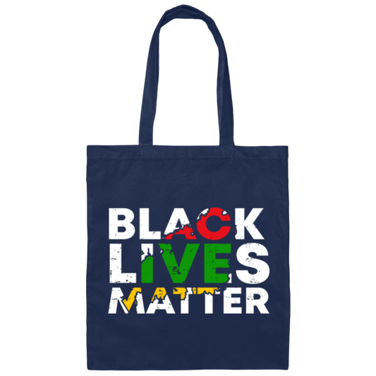 Black Lives Matter, Black History Lover Gift, Best Black Life Canvas Tote Bag