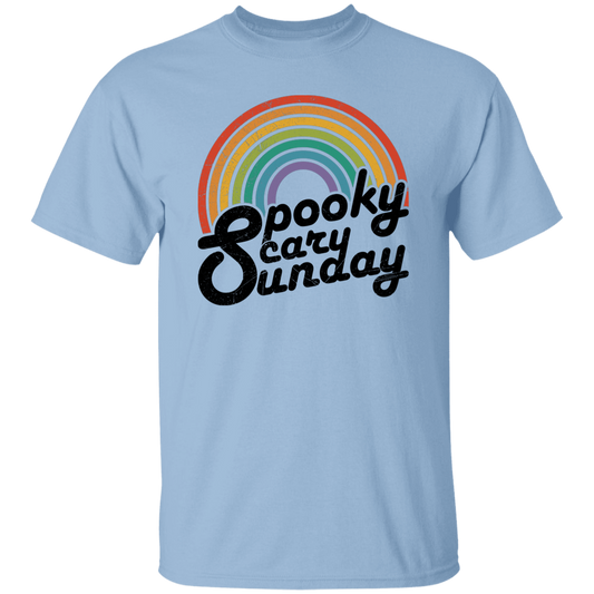 Spooky, Scary, Sunday, Rainbow Spooky, Retro Scary Unisex T-Shirt