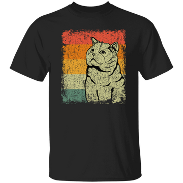 Cat Lover, Vintage British Shorthair Cat, Love Shorthair Cat, Luxury Cat Unisex T-Shirt