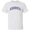 America Text, American Patriotic, 4th July Retro, 4th July Unisex T-Shirt