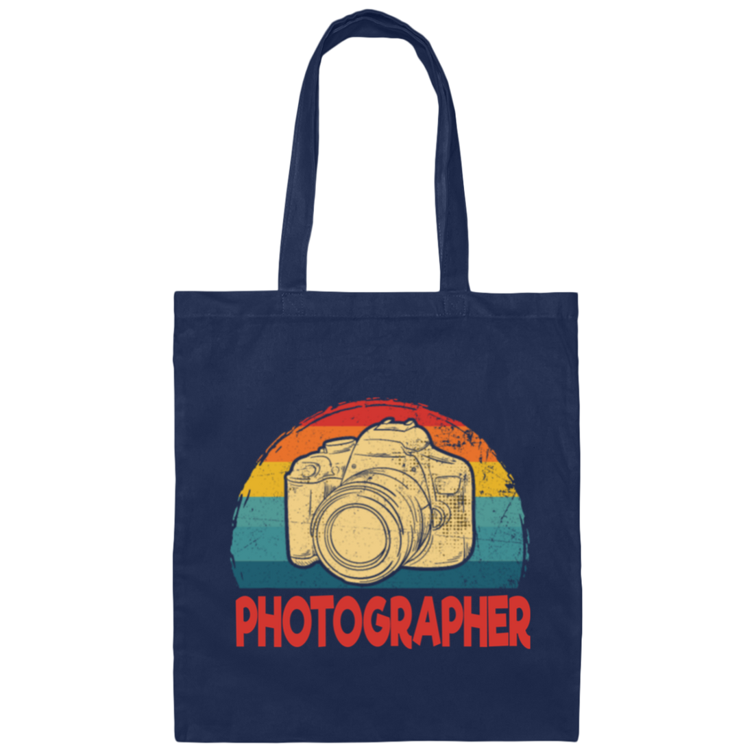 Camera Lover, Photographer Gift, Filmer Retro, Gift For Cameraman Canvas Tote Bag