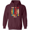 This Is My Hawaiian Shirt, Retro Surfing, Surf On Hawaii Pullover Hoodie