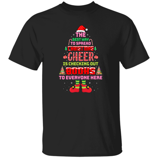 The Best Way To Spread Christmas Cheer Is Checking Out Books To Everyone Here, Merry Christmas, Trendy Christmas Unisex T-Shirt