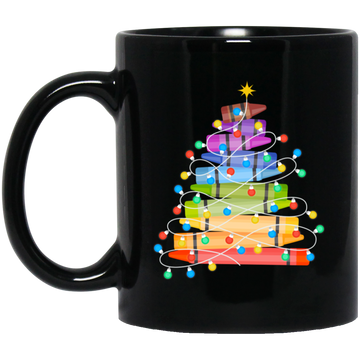 Crayon Xmas Tree, Xmas Tree Made From Crayon, Xmas Lights, Merry Christmas, Trendy Christmas Black Mug