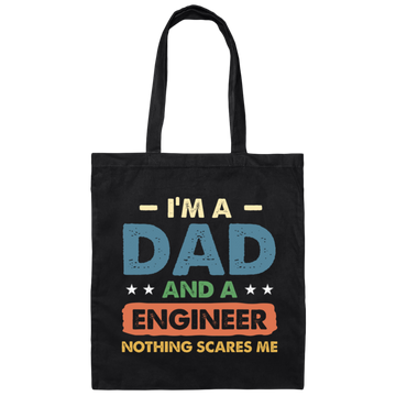Engineer Gift, Funny Engineering Dad Father Engineer Men Canvas Tote Bag