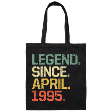 Birthday Gifts Legend Since April 1995 Premium Canvas Tote Bag